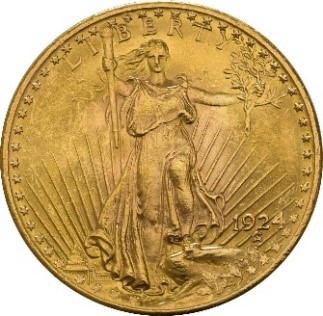 American Double Eagle Gold Coin